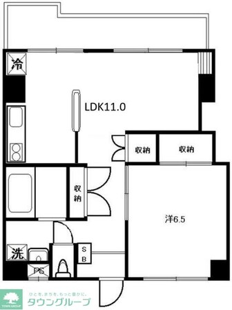 けやきヒルズ西片貝の物件間取画像